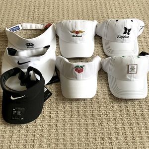 Golf Visor and Hat Bundle